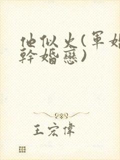 他似火(军婚高干婚恋) 他似火(军婚高干婚恋)
