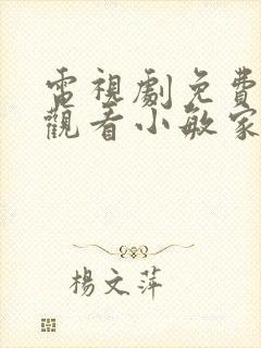电视剧免费全集观看小敏家