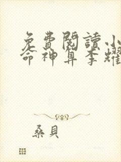 免费阅读小说天命神算李耀 免费阅读小说天命神算李耀