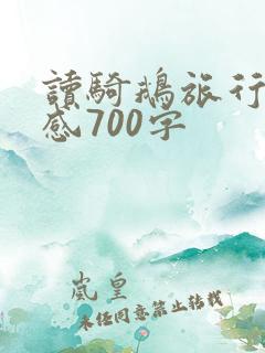 读骑鹅旅行记有感700字 读骑鹅旅行记有感700字