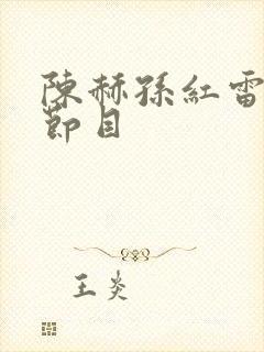 陈赫孙红雷综艺节目