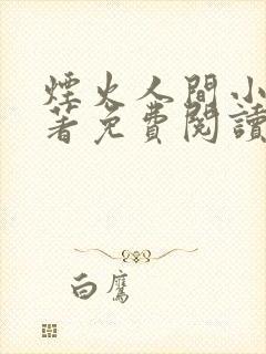 烟火人间小说原著免费阅读