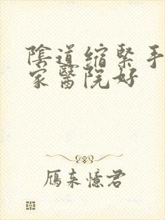 阴道缩紧手术哪家医院好