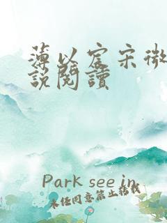 薄以宸宋微夏小说阅读 薄以宸宋微夏小说阅读