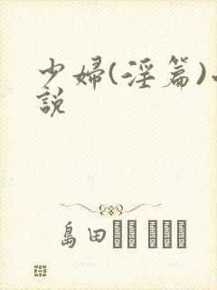 少妇(淫篇)小说