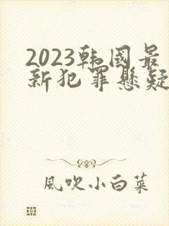 2023韩国最新犯罪悬疑电影