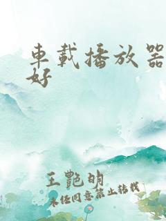 车载播放器哪款好
