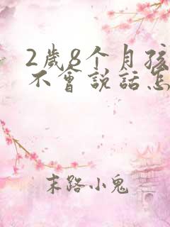 2岁8个月孩子不会说话怎么办