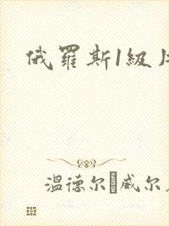 俄罗斯1级片.