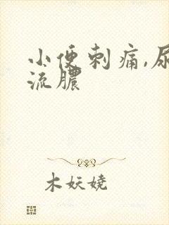 小便刺痛,尿道流脓