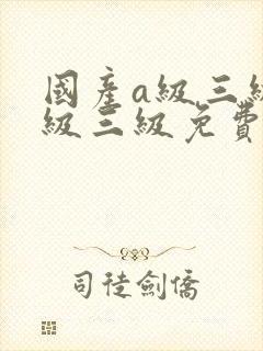 国产a级三级三级三级免费看