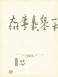 大唐贞观一书生txt下载全本