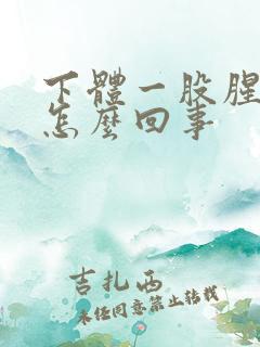 下体一股腥臭味怎么回事