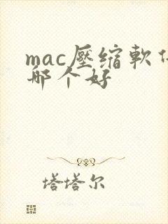 mac压缩软件哪个好