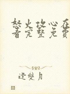 怒火攻心在线观看完整免费观看