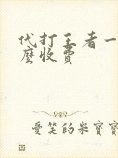 代打王者一般怎么收费