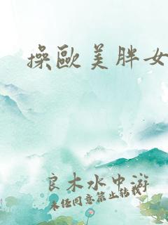 操欧美胖女人