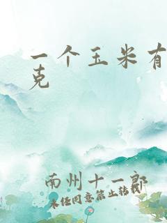 一个玉米有多少克