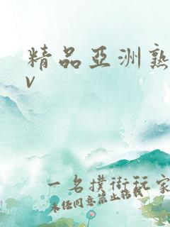 精品亚洲熟女av