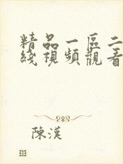 精品一区二区在线视频观看