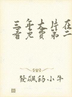 三年大片在线观看免费第二季