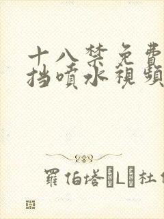 十八禁免费无遮挡喷水视频