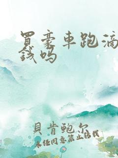 买豪车跑滴滴挣钱吗