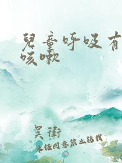 儿童呼吸有鸣音咳嗽 儿童呼吸有鸣音咳嗽