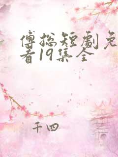 傅总短剧免费观看19集全