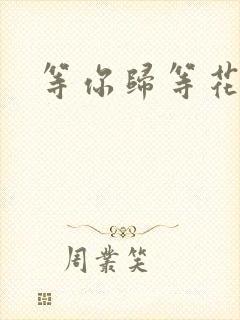等你归等花开