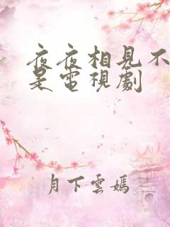 夜夜相见不识君是电视剧 夜夜相见不识君是电视剧