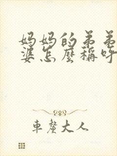 妈妈的弟弟的老婆怎么称呼