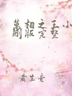 万相之王小说未删版完整