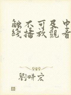 触不可及中文在线播放观看完整版