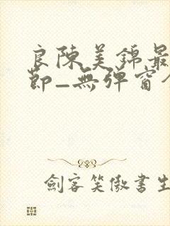 良陈美锦最新章节_无弹窗全文免费阅读