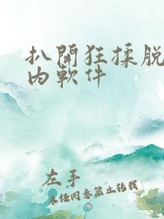 扒开狂揉脱脱内内软件