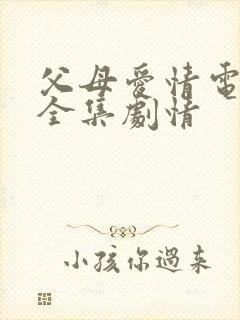 父母爱情电视剧全集剧情