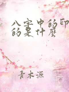 八字中的印星指的是什么