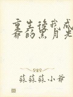重生后我成了王爷的黑月光在线全文听