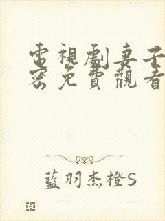 电视剧妻子的秘密免费观看完整版全集