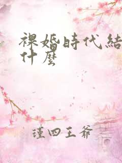 裸婚时代结局是什么