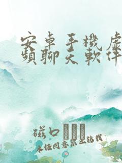 安卓手机虚拟视频聊天软件