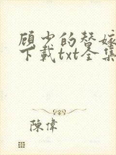 顾少的替嫁甜妻下载txt全集