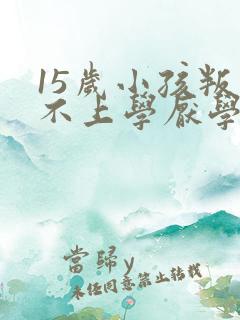 15岁小孩叛逆不上学厌学怎么办
