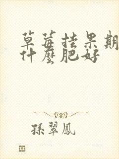 草莓挂果期间施什么肥好 草莓挂果期间施什么肥好