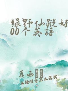 绿野仙踪好词100个英语 绿野仙踪好词100个英语
