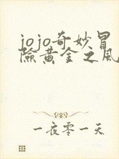 jojo奇妙冒险黄金之风解说