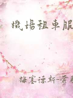 机场租车服务