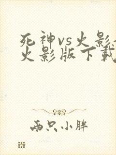 死神vs火影全火影版下载