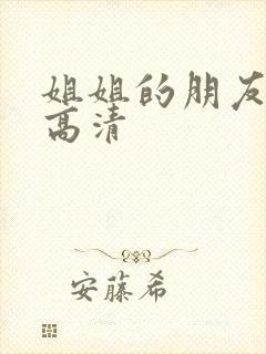姐姐的朋友hd高清